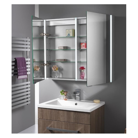 Calvus Mirrored Cabinet - 3 Size Options